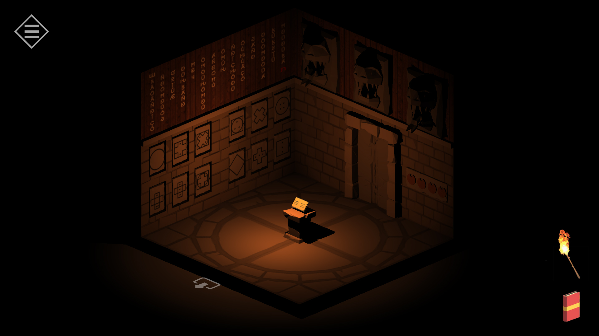 Древний зал в пещере Tiny Room Stories