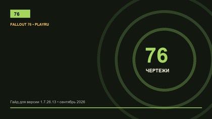 Где брать чертежи в Fallout 76 и как изучать модификации