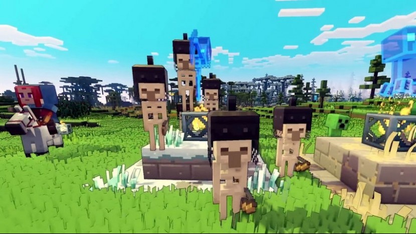 Как нанимать криперов, скелетов и зомби в Minecraft Legends