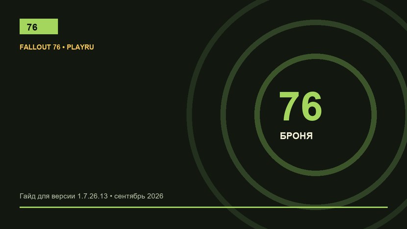 Лучшая броня в Fallout 76 в 2026 году и где её взять