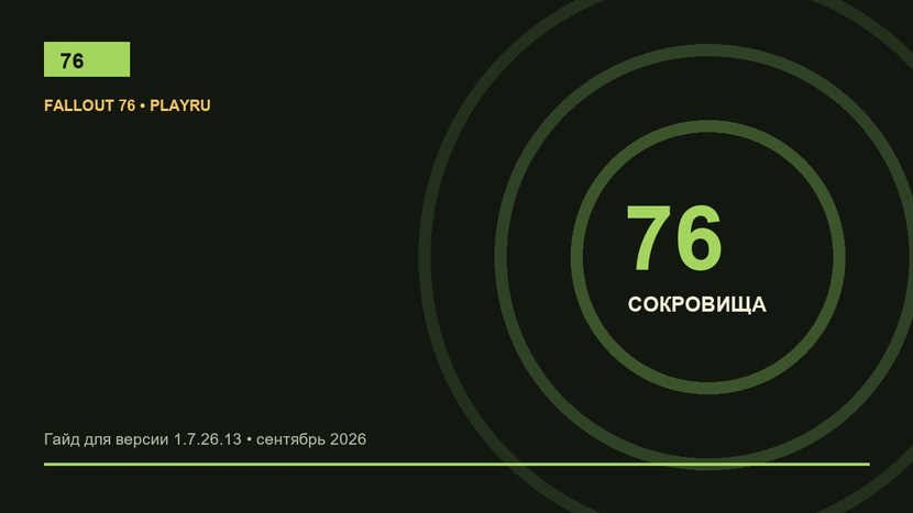 Карты сокровищ Fallout 76: все 35 мест раскопок