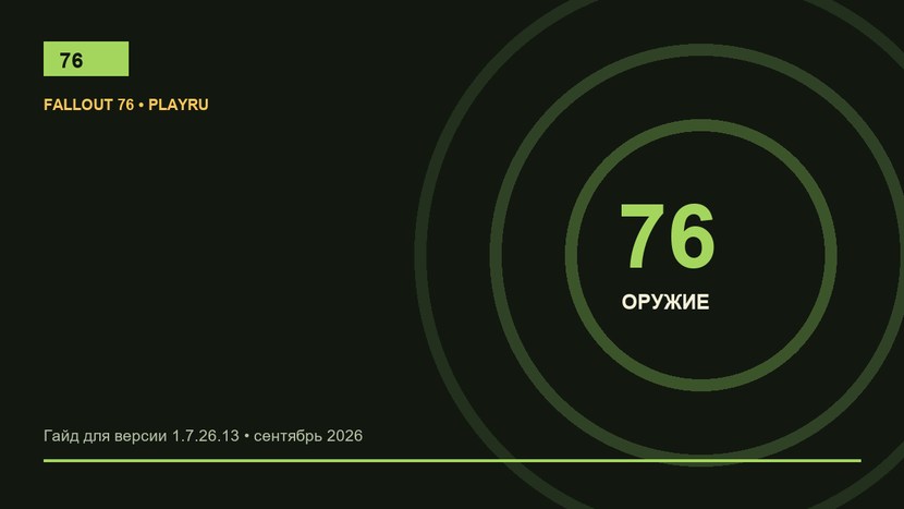 Лучшее оружие Fallout 76 в 2026 году: что выбрать под свой билд