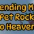 Sending my Pet Rock to Heaven