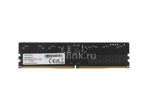 Adata DDR5-5600 U-DIMM 24GB (1x24GB) CL46 Black — фото Ситилинка