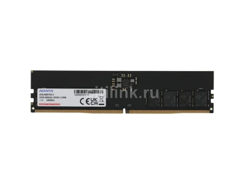 ADATA Premier Black DDR5-4800 CL40 16GB (1x16GB) — фото Ситилинка