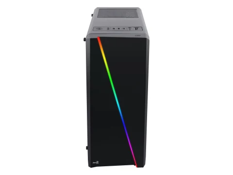 AeroCool Cylon RGB Front with Built in Card Reader and Side Window Panel Mid Tower Black