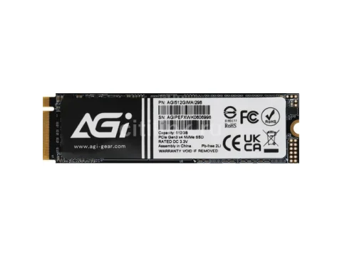AGI AI298 512GB SSD M.2-2280 PCIe 3.0 x4 NVMe — фото Ситилинка