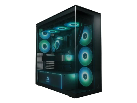 ARCTIC Xtender ATX Mid Tower Black with Tinted Tempered Glass Side Panel