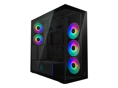ARCTIC Xtender Mirror ATX Mid Tower Black with Tempered Glass Side Panel