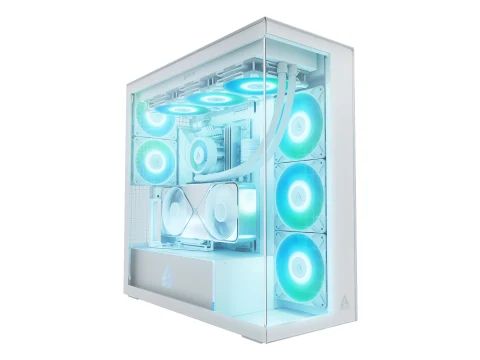 ARCTIC Xtender VG ATX Mid Tower White Tempered Glass