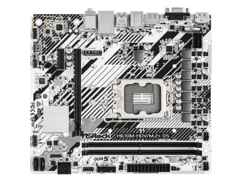 ASRock H610 M-HDV/M.2+ D5 LGA1700 DDR5 Micro ATX — фото Ситилинка
