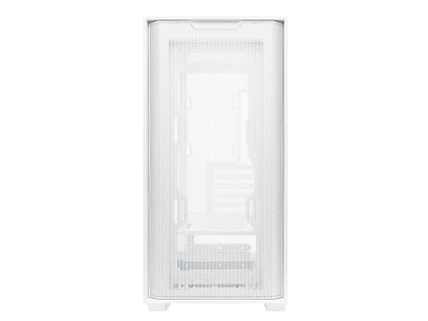 Asus A21 PLUS Micro ATX Mini Tower White with Tempered Glass Side Panel