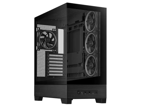Asus A31 ATX Mid Tower Black with Tempered Glass Side Panel