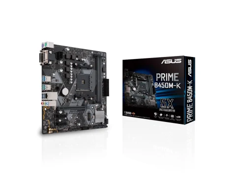 Asus B450 PRIME B450M-K AM4 DDR4 Micro ATX
