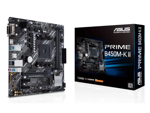 Asus B450 PRIME B450M-K II AM4 DDR4 Micro ATX