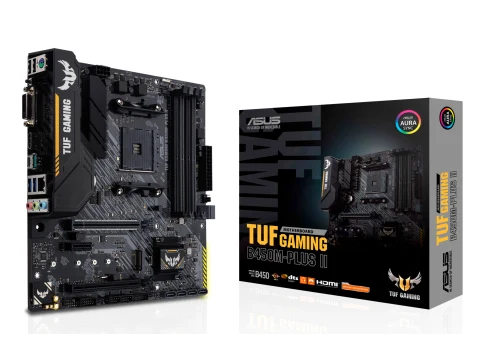 Asus B450 TUF GAMING B450M-PLUS II AM4 DDR4 Micro ATX