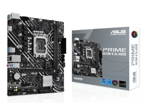 Asus H610 PRIME H610M-K D4-ARGB DDR4 Micro ATX