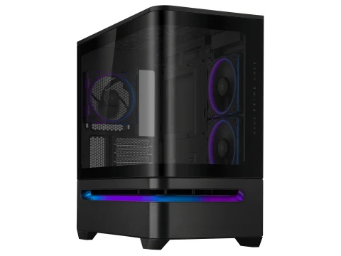 Asus Prime AP202 Micro ATX Mid Tower Black with Tempered Glass Side Panel