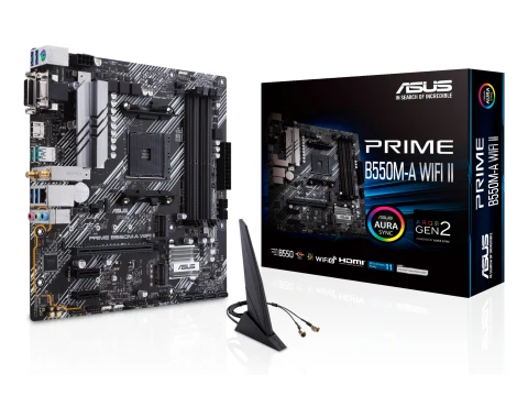 ASUS PRIME B550M-A WIFI II AM4 DDR4 ATX