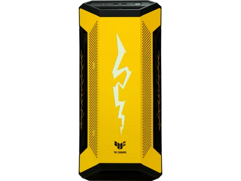 Asus TUF Gaming GT501 Demon Slayer Edition ATX Mid Tower Yellow / Black Tempered Glass Side Panel