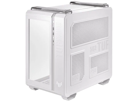 Asus TUF Gaming GT502 Plus ATX Mid Tower White Tempered Glass