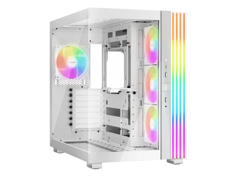 be quiet! Light Base 600 LX ATX Mid Tower White Tempered Glass Side Panel