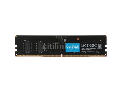 Crucial Classic Black DDR5-5600 CL46 8GB (1x8GB) — фото Ситилинка