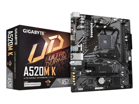 Gigabyte A520 M K AM4 DDR4 Micro ATX