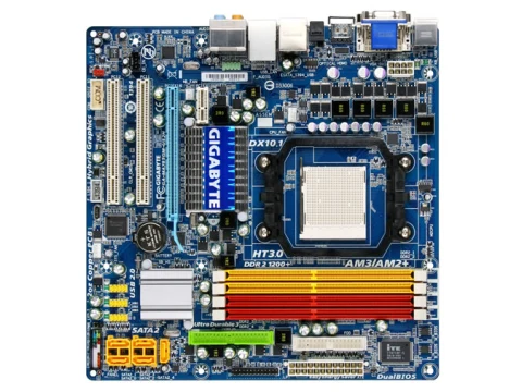 Gigabyte AMD 785G GA-MA785GM-US2H AM3/AM2+/AM2 DDR2 Micro ATX