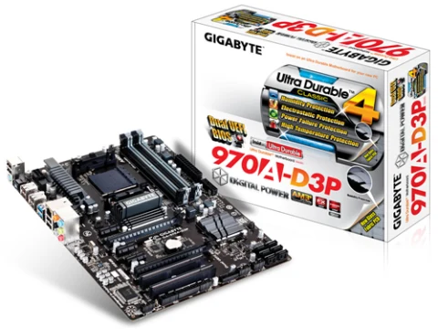 Gigabyte AMD 970 GA-970A-D3P AM3+ DDR3 ATX