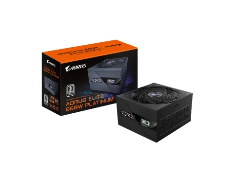 Gigabyte AORUS ELITE P850 Black 850W Fully Modular 80+ Platinum Certified