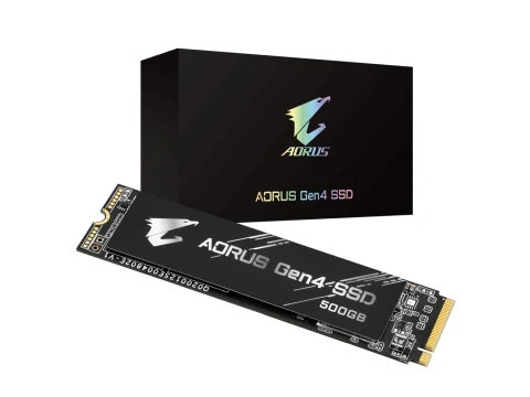 Gigabyte AORUS Gen4 500GB M.2-2280 SSD PCIe 4.0 x4 NVMe