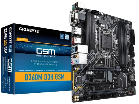 Gigabyte B360M D3H GSM DDR4 Micro ATX