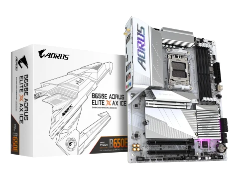 Gigabyte B650E AORUS ELITE X AX ICE ATX AM5