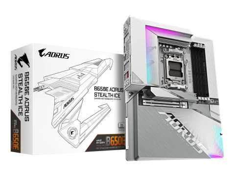 GIGABYTE B650E AORUS STEALTH ICE AM5 DDR5 ATX