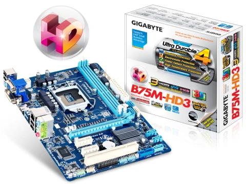 Gigabyte B75 GA-B75M-HD3 LGA1155 DDR3 Micro ATX