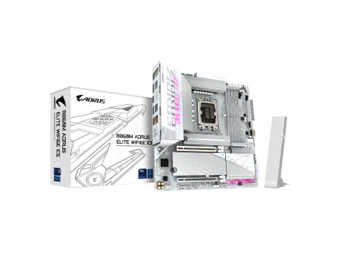 Gigabyte B860M AORUS ELITE WIFI6E ICE DDR5 Micro ATX