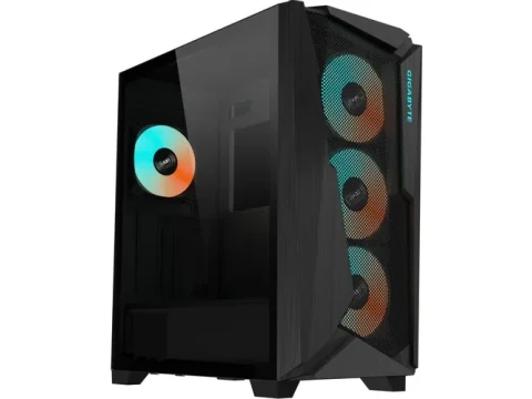 Gigabyte C301 ATX Mid Tower Black Tempered Glass Side Panel — фото Ситилинка