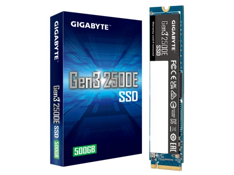Gigabyte Gen3 2500E 500GB SSD M.2 PCIe 3.0 NVMe