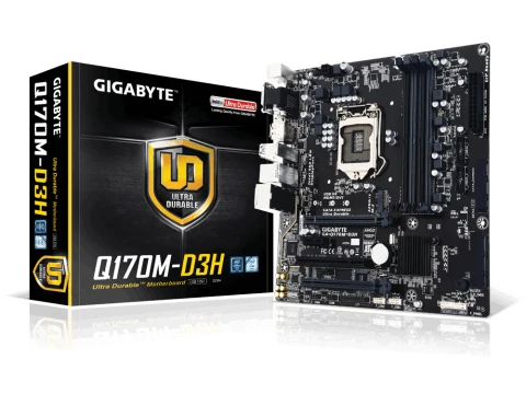 Gigabyte Q170 GA-Q170M-D3H LGA1151 DDR4 Micro ATX