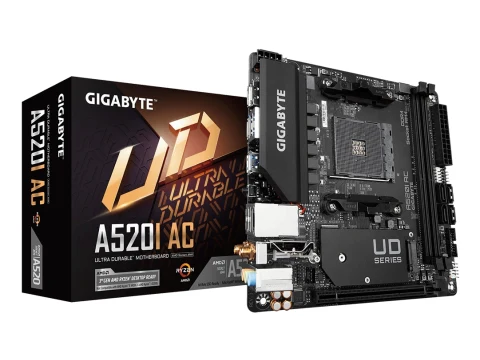 GIGABYTE UD A520I AC AM4 DDR4 Mini-ITX