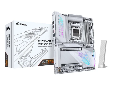GIGABYTE X870E AORUS PRO X3D ICE AM5 DDR5 ATX