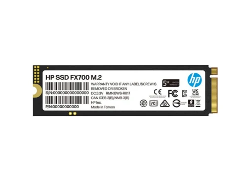 HP FX700 1TB SSD M.2-2280 PCIe 4.0 x4 NVMe