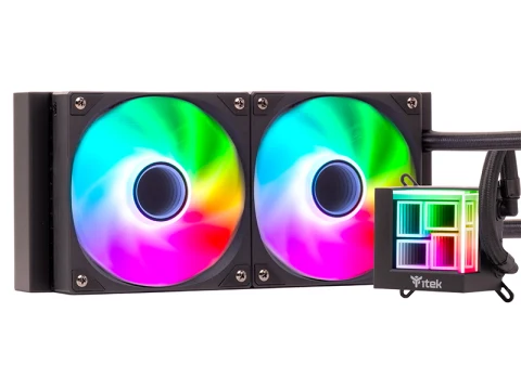 iTek Hydro Cube 65.54 CFM Water 240mm Black