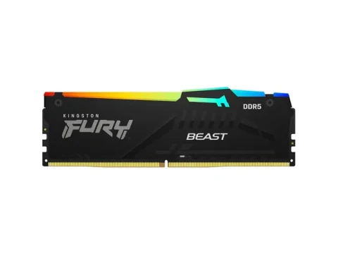 Kingston FURY Beast RGB Black DDR5-5600 CL36 16GB (1x16GB) — фото Ситилинка