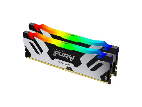 Kingston Fury Renegade RGB Silver / Black DDR5-6400 CL32 48GB (2x24GB)