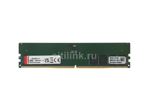 Kingston ValueRAM Green / Black DDR5-5600 CL46 32GB (1x32GB) — фото Ситилинка