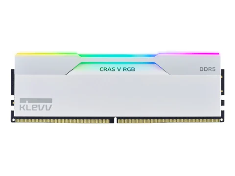 KLEVV CRAS V RGB DDR5-6000 48GB (2x24GB) CL28 Brilliant White