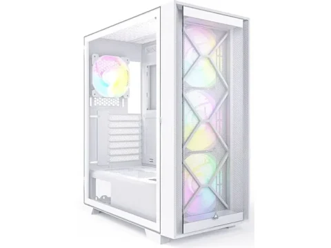 Montech AIR 1000 PREMIUM ATX Mid Tower White with Tempered Glass Side Panel — фото Ситилинка