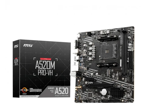 MSI A520 M PRO-VH AM4 DDR4 Micro ATX